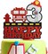 3rd Fire Birthday Cake Topper - Fire Themed Party Fire Truck Ladder Fire Hydrant Fire Hat Happy Birthday Decoration